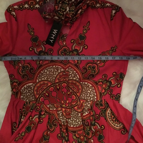 Dashiki Print Blouse - Picture 6 of 8